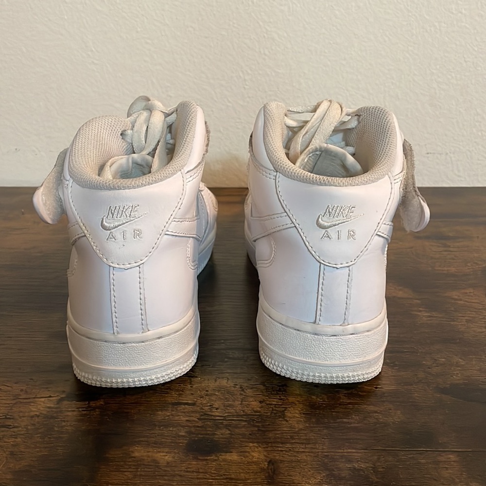 Nike Air Force 1 White hi tops size 5.5 - Picture 5 of 10